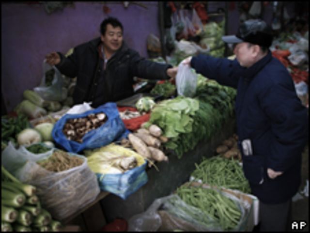 北京某蔬菜市場(15/02/2011)