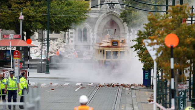 Землетрясение в Новой Зеландии