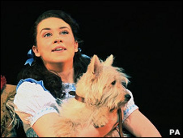 丹妮拉·霍普和小狗Toto