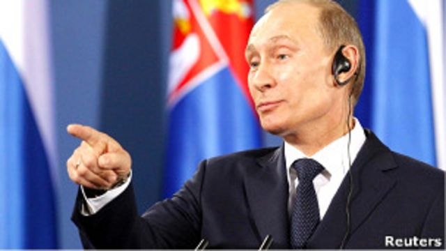 Владимир Путин в Сербии