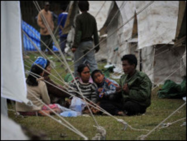 Quake survivors