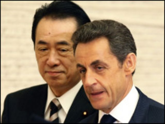 法國和日本領導人