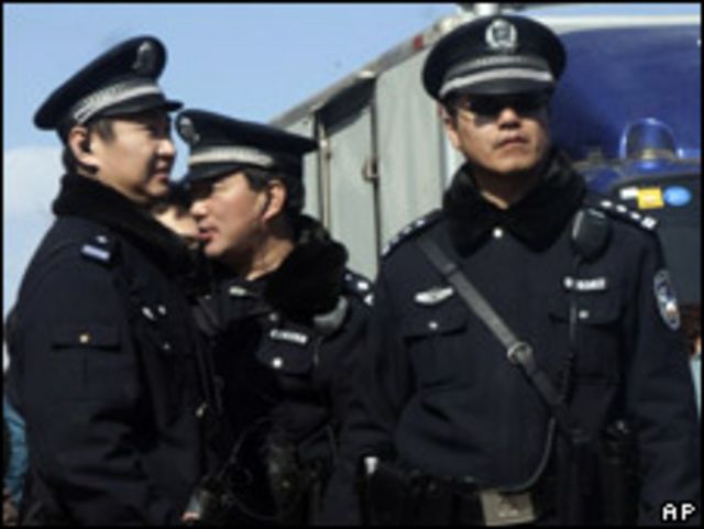北京街頭的警察（06/03/2011）