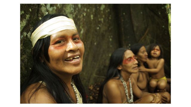 Daborto, mujer huaorani.