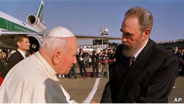 Fidel Castro fue el mejor anfitrión de Juan Pablo II - BBC News Mundo