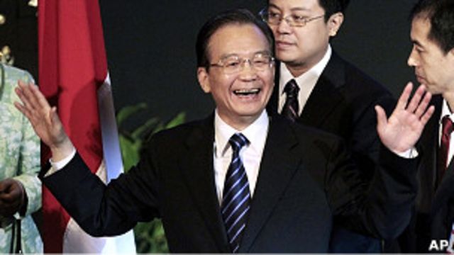 溫家寶在雅加達印尼世界事務委員會發表演講(30/4/2011)
