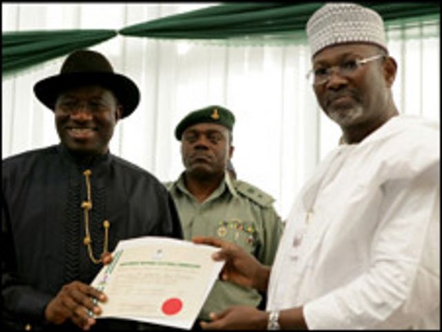 Shugaba Goodluck Jonathan na Najeriya