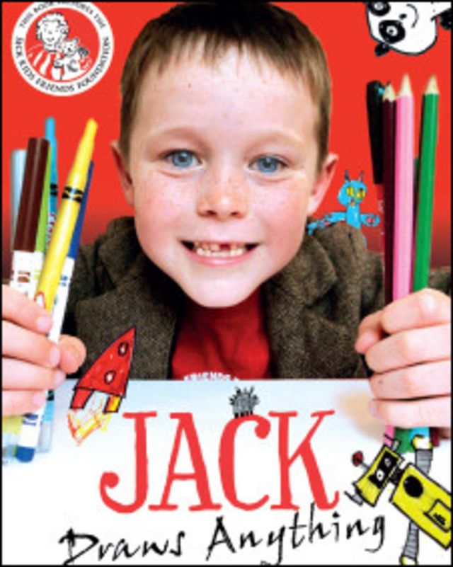 Capa do livro que será lançado pelo menino Jack (Foto: Jackdrawsanything.com)