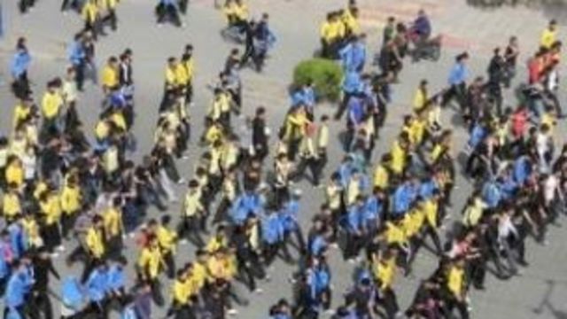 內蒙古學生抗議礦山開發侵犯居民利益