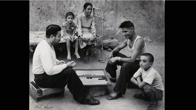 Игроки в нарды, 1957