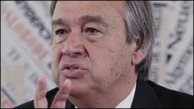 Umukuru wa HCR, Antonio Guterres