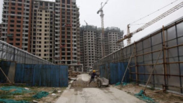 中国某地的一处建筑工地