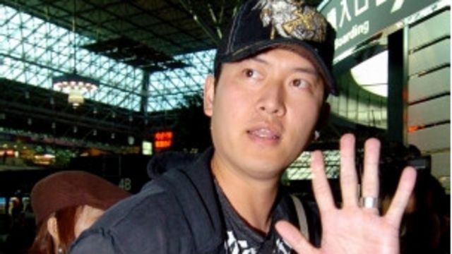 在美國大聯盟職棒擔任投手的台灣球員王建民