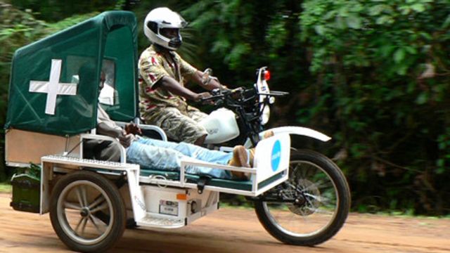 Motocicleta ambulancia