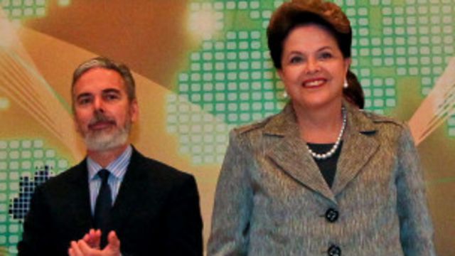 Patriota e Dilma, na Turquia. ABr