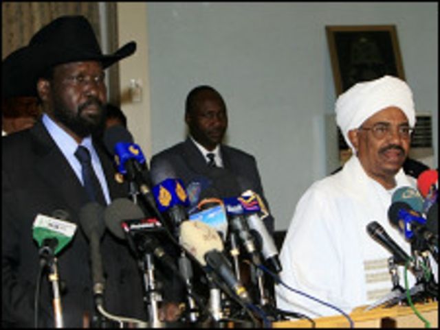 Salva Kiir da Omar al-Bashir