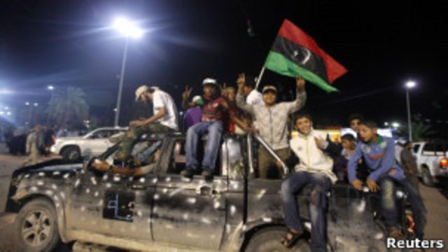 Người Libya ăn mừng cái chết của Đại tá Gaddafi