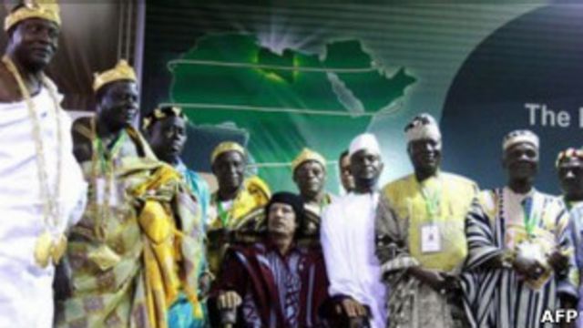 Gadafi rey de reyes
