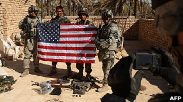 Soldados estadounidenses en Irak
