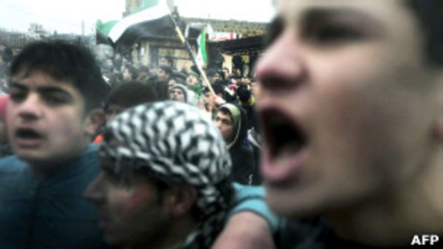 Протесты в Сирии