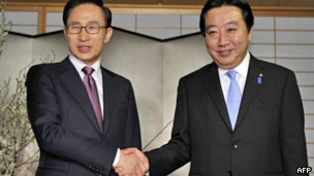 韓國總統李明博與日本首相野田佳彥在京都會晤（17/12/2011）