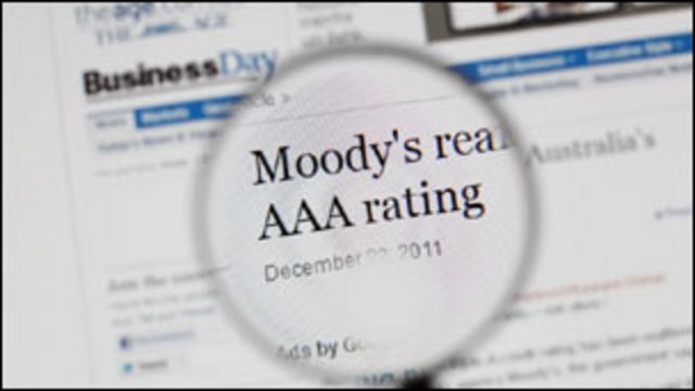 အဆင့်တိုး သတ်မှတ်ပေးတဲ့ Moody's