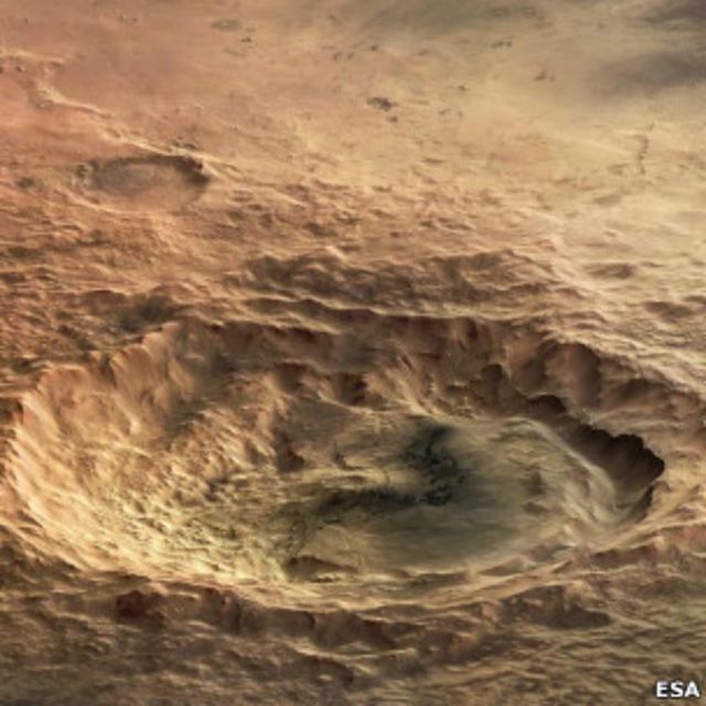 Марсианский кратер