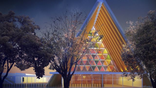 新西兰基督城震后重建纸教堂完工 bbc news 中文