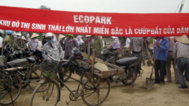 Hình ảnh nông dân ở Ecopark