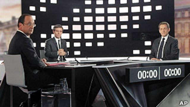 Саркози и Олланд схлестнулись в решающих дебатах - BBC ...