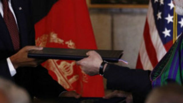 کاربرد دوگانه موافقتنامه استراتژیک آمریکا و افغانستان Bbc News فارسی