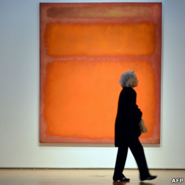 美国艺术家罗斯科抽象画以天价拍卖 c 英伦网