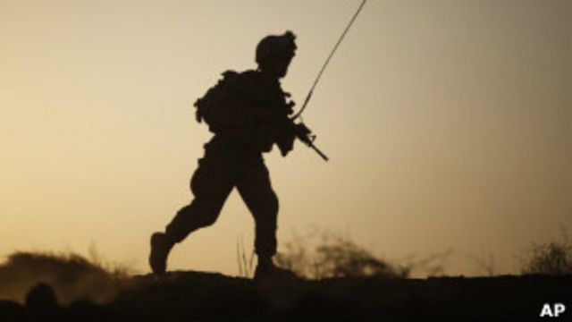 Военнослужащий в Афганистане