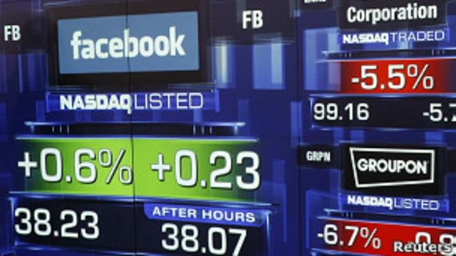 Facebook en bolsa