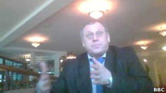 Владимир Геращенко, кадр из фильма Би-би-си