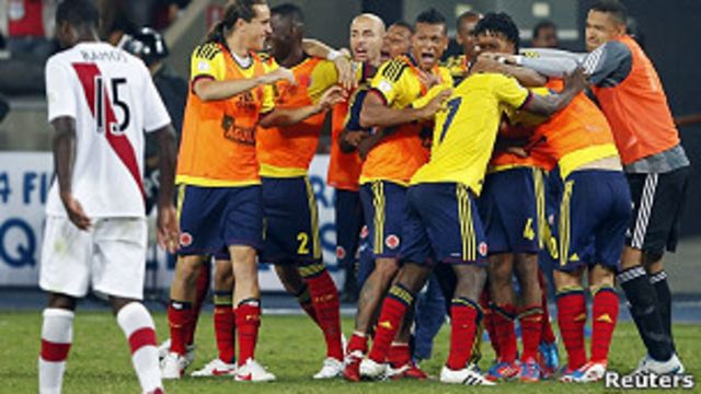 Colombia Se Impone 1 0 A Peru En Las Eliminatorias Del Mundial Brasil 2014 Bbc News Mundo