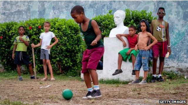 Niños cubanos