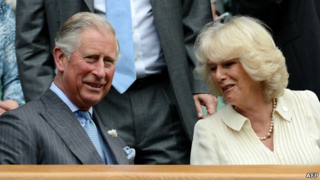 Pangeran Charles dan istrinya, Camilla.