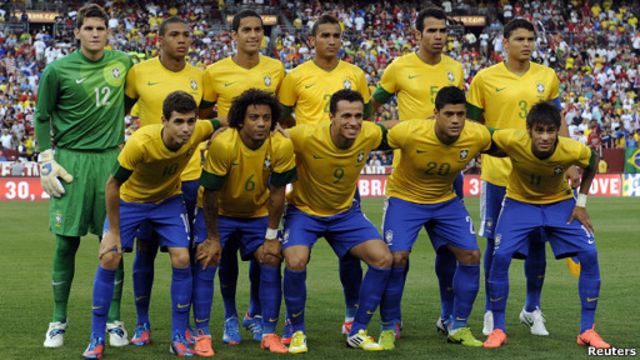 Timnnas Brasil berambisi raih emas Olimpiade London 2012.