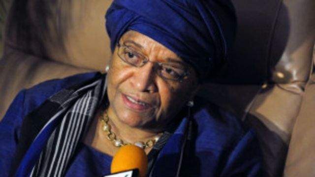 Umukuru wa Liberia Ellen Johnson Sirleaf