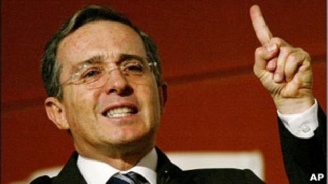 Expresidente de Colombia, Álvaro Uribe.