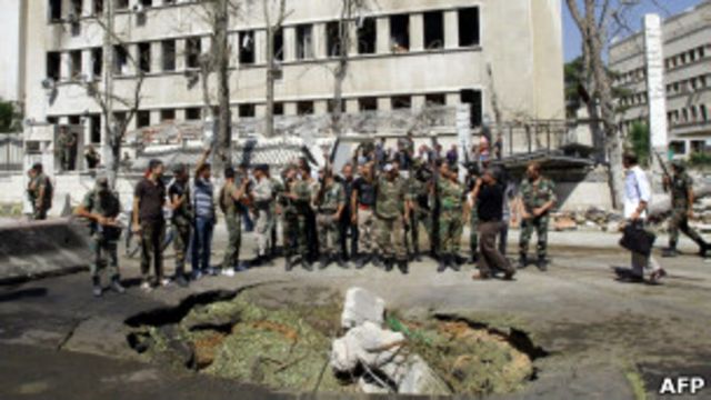 Взрывы в Дамаске