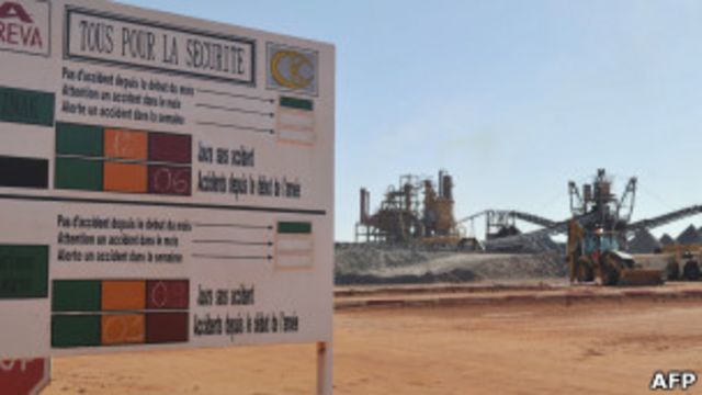 Mina de uranio de Arlit en Níger