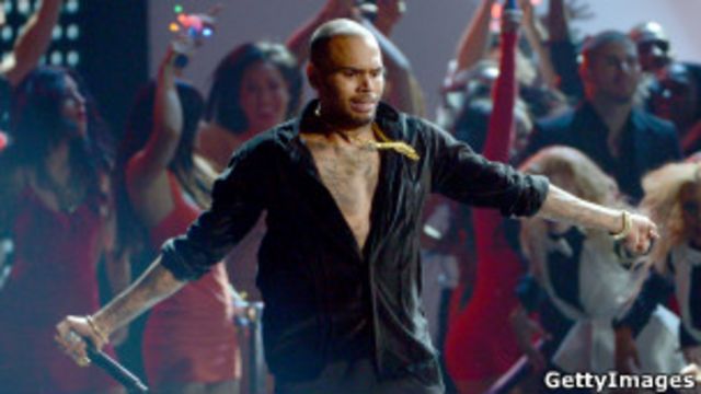Le chanteur de R&B Chris Brown