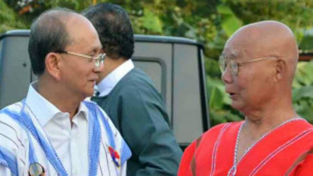 သမ္မတ ဦးသိန်းစိန်နဲ့ ကေအန်ယူ အကြီးအကဲ