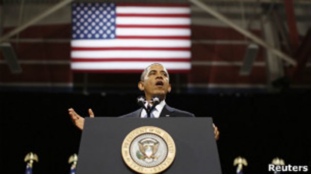 Обама выступает в Неваде