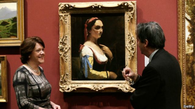 Karya Corot dan Degas diserahkan untuk umum BBC News 