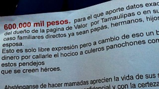 Bloguero Amenazado Por El Narco Yo No Podré Librarla No Importa Lo 