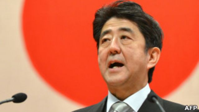 Shinzo Abe, primer ministro de Japón