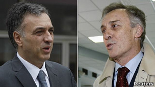 Filip Vujanovic y Miodrag Lekic